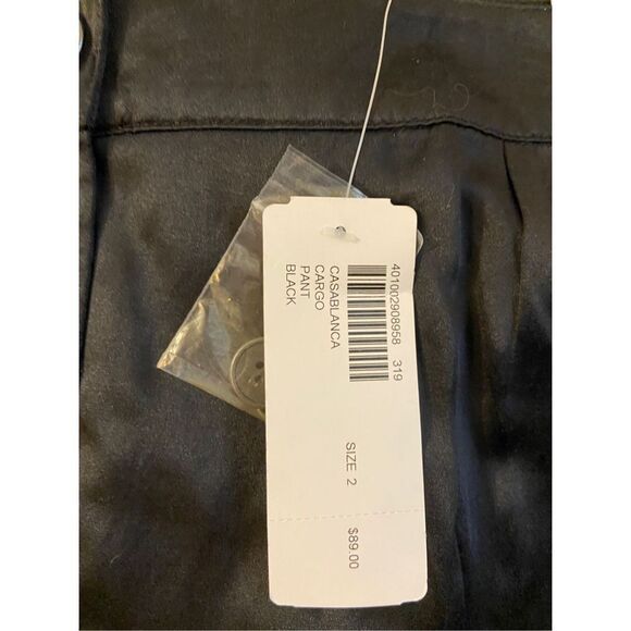 Chicos silk blend pants Ultimate Fit Casablanca cargo new size 2 Medium rn#79984 - Picture 6 of 8